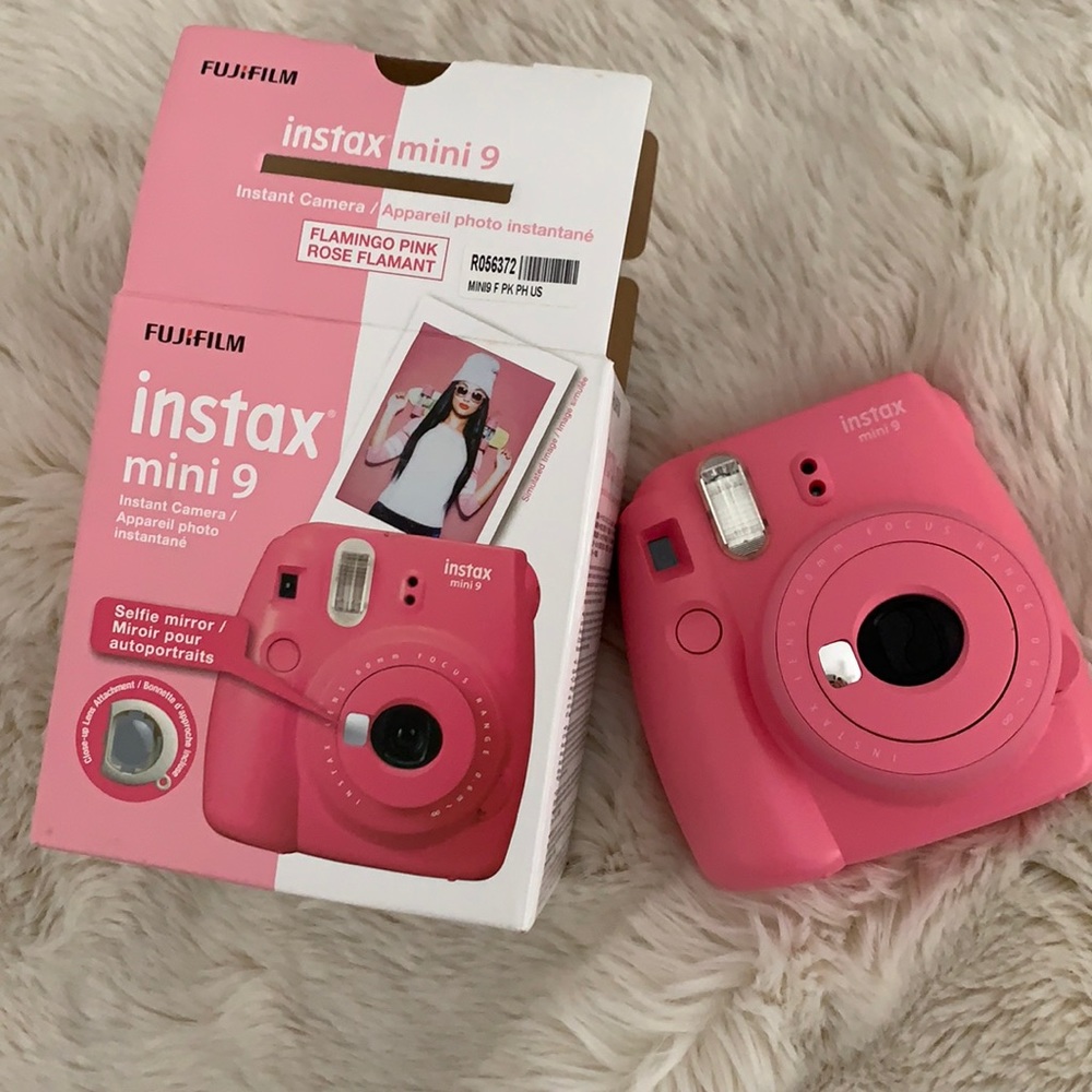 Pink Mini Polaroid Camera